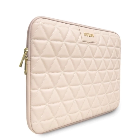 Pokrowiec Guess Quilted na laptopa 13'' - różowy
