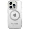 Guess Metal Outline MagSafe - Etui iPhone 14 Pro Max (przezroczysty)