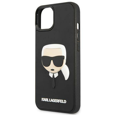 Karl Lagerfeld 3D Rubber Karl`s Head - Etui iPhone 14 Plus (czarny)