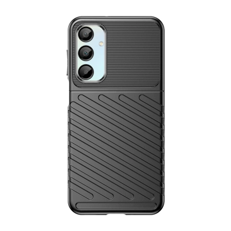 Thunder Case für Samsung Galaxy A56/A36 Silikon Panzerhülle - Schwarz