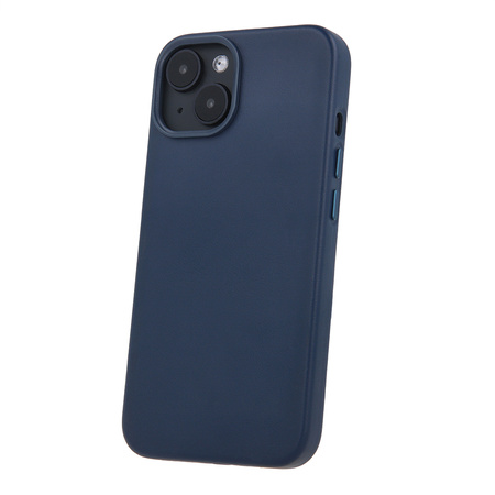 Nakładka Mag Leather do iPhone 15 Pro Max 6,7" ciemnoniebieska
