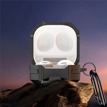 Dux Ducis SECG Hülle für Samsung Galaxy Buds Live / Buds Pro / Buds 2 / Buds 2 Pro - Schwarz