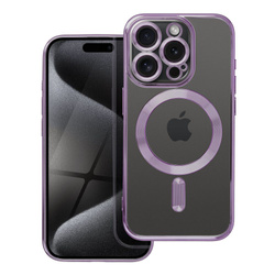 Futerał Electro Mag Cover kompatybilny z MagSafe do IPHONE 15 PRO fioletowy