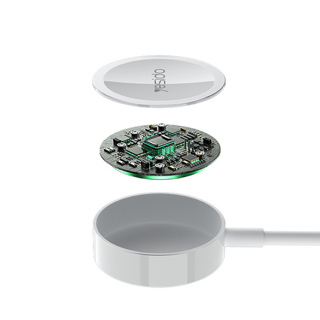 Yesido Ładowarka indukcyjna CA113 do smartwatch Apple Watch z kablem Typ C na Lightning biała