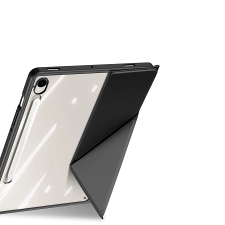 Dux Ducis Magi Hülle mit Stifthalter für Samsung Galaxy Tab S10 FE/S9/S9 FE - Schwarz
