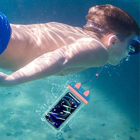 Case 7" USAMS Waterproof Case (YD010) blue & pink