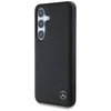 Original Case SAMSUNG GALAXY S25 Mercedes Leather Horizontal Debossed Curves MagSafe black