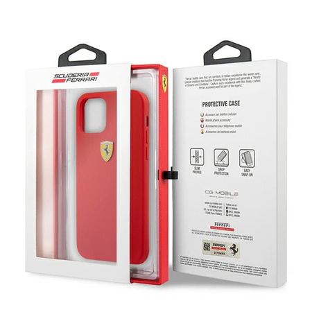 Ferrari FESSIHCP13SRE iPhone 13 mini 5.4 "red / red hardcase Silicone