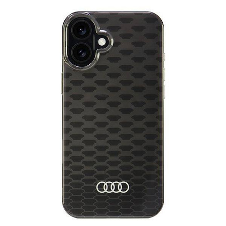 Audi nakładka IML Stitching Pattern MagSafe do iPhone 16 Plus 6.7" czarna