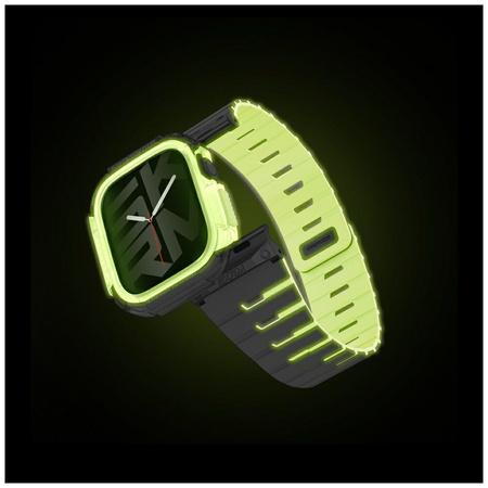 Pasek+etui Skinarma Gemini do Apple Watch 42mm niteglow