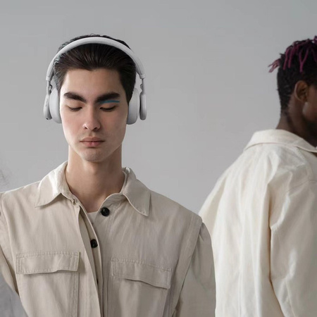 FORCELL F-AUDIO słuchawki bezprzewodowe nagłowne ANC Touch Beat szare