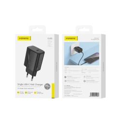 FONENG Netz-Ladegerät EU65 PD 20W 1xUSB-C schwarz