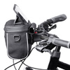 Wozinsky bicycle handlebar bag bike shoulder bag black (WBHBB-01)