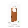 Pure Icon Mag Pro Liquid Silicone Case for iPhone 17 Pro, MagSafe Compatible, with Camera Protection and Aluminum Buttons - Orange