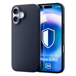 Apple iPhone 16 Plus - 3mk Hardy Silicone MagCase Graphite