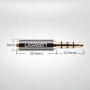 Ugreen adapter przejściówka z 2,5 mm (żeński) micro jack na 3,5 mm mini jack (męski) czarny (20502)