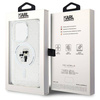 Karl Lagerfeld Karl&amp;Choupette Glitter MagSafe case for iPhone 15 Pro - transparent