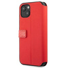 Ferrari FESAXFLBKP13SRE iPhone 13 mini 5,4" czerwony/red book On Track Carbon Stripe