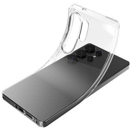 Puro 03 Nude Silikonhülle für Samsung Galaxy S25 Ultra – transparent