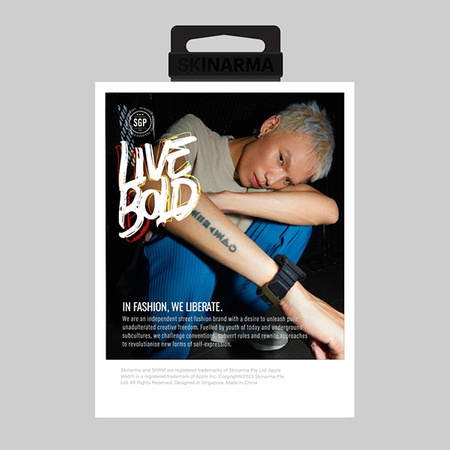 Skinarma etui Gado Pro Apple Watch 41mm   titanium