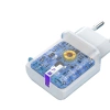 Dudao A20EU USB-A 18W Wandladegerät – Weiß + USB-A – USB-C-Kabel