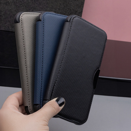 Etui Smart Carbon do Xiaomi Redmi Note 13 Pro 5G (global) srebrne