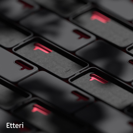 Nakładka Etteri Silicone Case do Samsung Galaxy S24 FE czarna