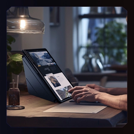 Nillkin Bumper Leather Case Pro Hülle für Samsung Galaxy Tab S9+ – Schwarz