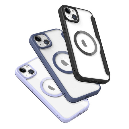 Etui iPhone 15 Plus magnetyczny pokrowiec MagSafe z klapką Dux Ducis Skin X Pro - czarny