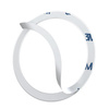 Baseus Halo Series magnetic ring (2 pcs / package) silver (PCCH000012)