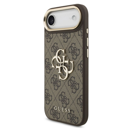 GUESS futerał do IPHONE 17 Air GUHCP17M4GMGCBR (PU W/ Big 4G Classic Logo) złoto brązowy