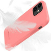 Schutzhülle IPHONE 14 PRO Mattes Silikon Mercury Soft Jelly hell-pink