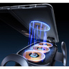 Baseus LightChaser BS-CM029 car holder with triple coil inductive charger - black