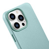 iCarer Case Leather genuine leather case for iPhone 14 Pro grün (WMI14220710-GN) (MagSafe compatible)