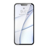 Baseus frosted glass case cover for iphone 13 pro hard cover with gel frame transparent (arws000702)
