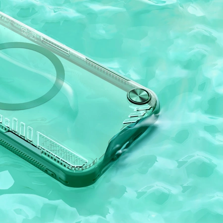 Nillkin Iceblade Prop Magnetische Hülle mit Ständer für iPhone 16e - Grün