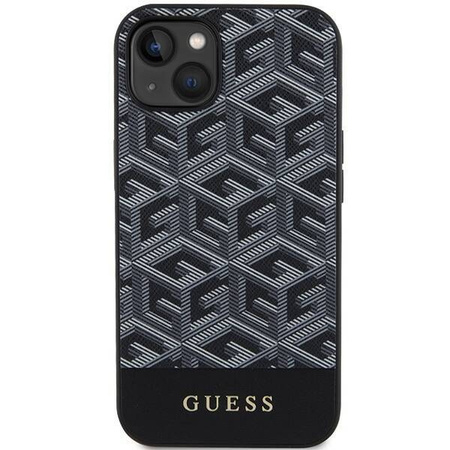 Original Case IPHONE 13 / 14 / 15 Guess Hardcase IML 4G MagSafe (GUHMP15SHGCFSEK) black