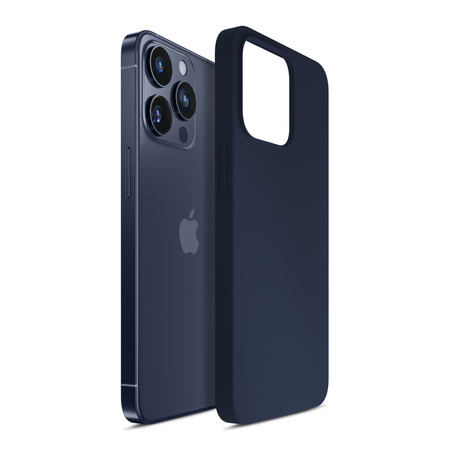 Apple iPhone 15 Pro Max - 3mk Silicone Case Dark Navy