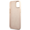 Oryginalne Etui IPHONE 14 Guess Hard Case 4G Vintage Gold Logo (GUHCP14SHG4SHP) różowe