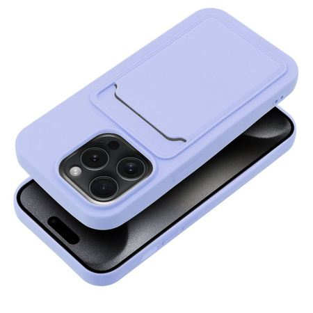Futerał CARD CASE do IPHONE 15 PRO fioletowy