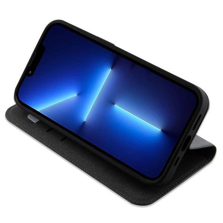 Karl Lagerfeld KLBKP14SSANKCPG iPhone 14 6.1&quot; Bücherregal Silber/Silber Saffiano Karl &amp; Choupette