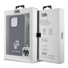 Etui Karl Lagerfeld Crossbody Saffiano Metal Pin Karl & Choupette na iPhone 15 Pro Max - czarne