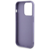 Etui Guess Sequin Script Metal na iPhone 15 Pro Max - fioletowe