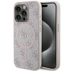 Oryginalne Etui GUESS Hardcase GUHMP14XG4GFRP do iPhone 14 Pro Max (Kompatybilny z Magsafe / 4G Ring classic logo / różowy)