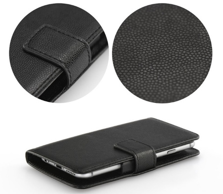 Etui Book Uniwersalne 4,3" - 4,8" czarny/black