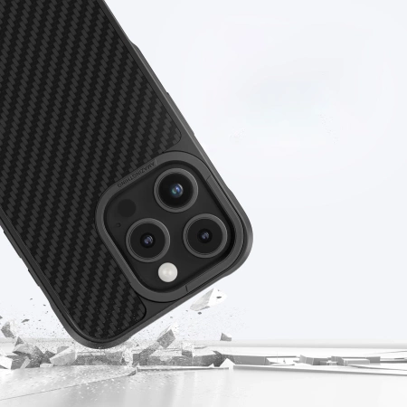 AmazingThing Titan Max Case mit 1500D Aramidfasern für iPhone 16 Pro Max - Schwarz