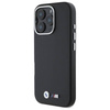 Original Handyhülle IPHONE 16 PRO MAX BMW Hardcase M Smooth Full Wrapped Metal MagSafe (BMHMP16X23PMWK) schwarz