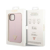 Schutzhülle IPHONE 14 PLUS Guess Hardcase Silicone Triangle violett