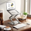 Wozinsky WRS-CPY75DSS Laptop- und Tablet-Ständer aus Aluminium + kostenloser Smartphone-Ständer – Silber