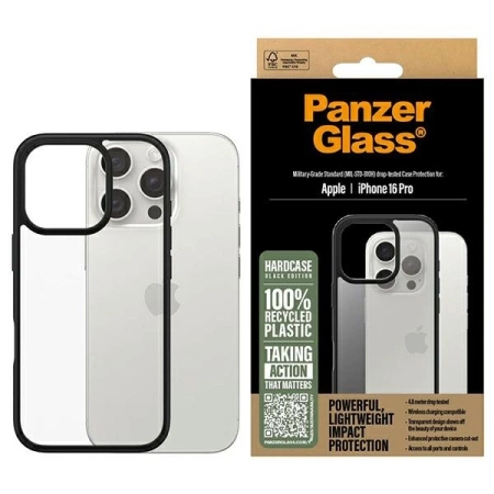 PanzerGlass HardCase iPhone 16 Pro 6.3&quot; black/black 1296